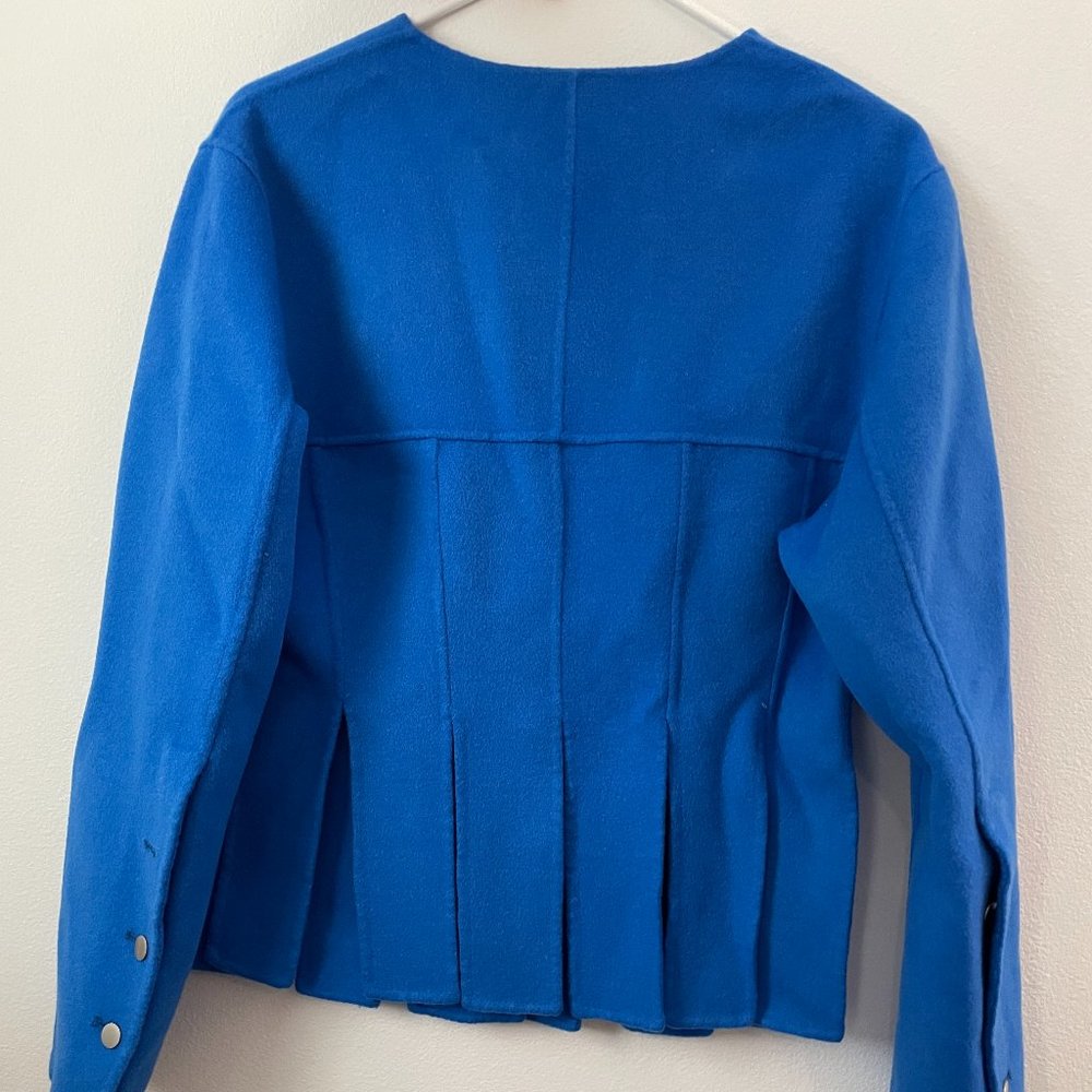 Blue Wool coat - Picture 2 of 10